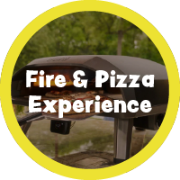 a gazebo - click link to hot fire and pizza experience page